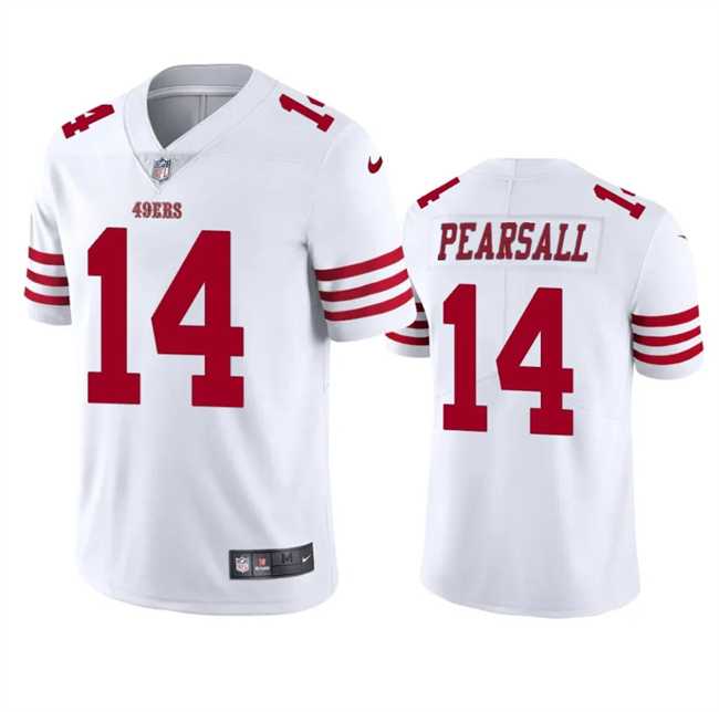 Youth San Francisco 49ers #14 Ricky Pearsall White 2024 Draft Vapor Untouchable Limited Stitched Jersey Dzhi->youth nfl jersey->Youth Jersey